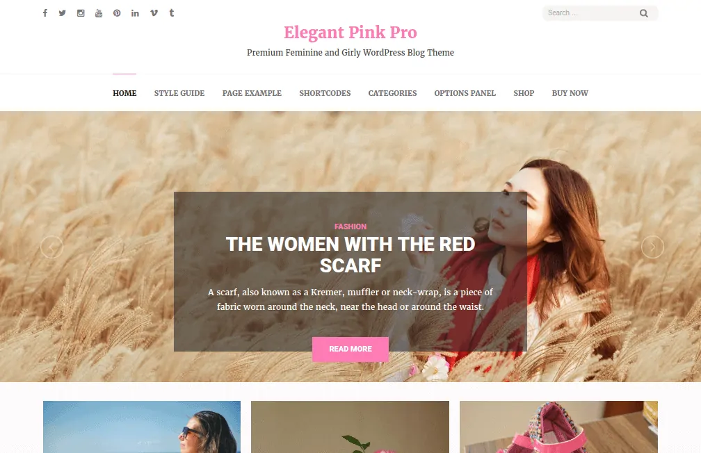 Elegant Pink Pro