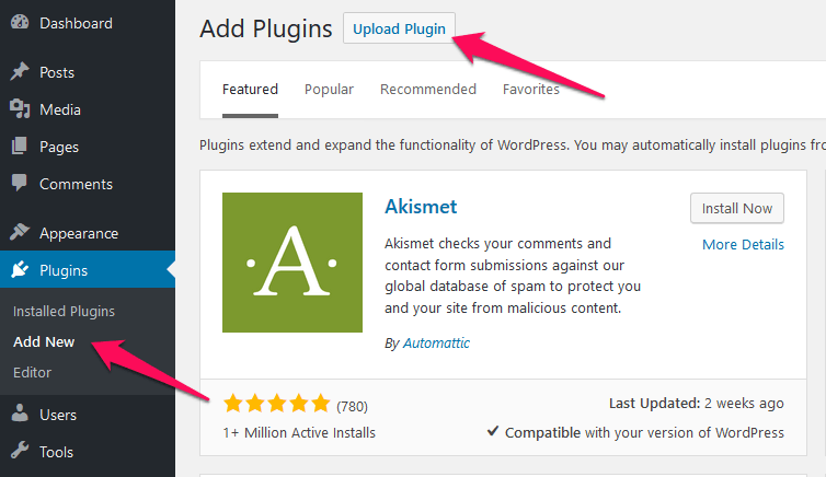 how to upload WordPress plugin