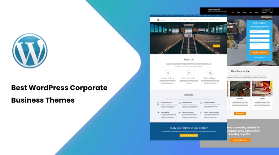 30+ Best WordPress Corporate Business Themes of 2022