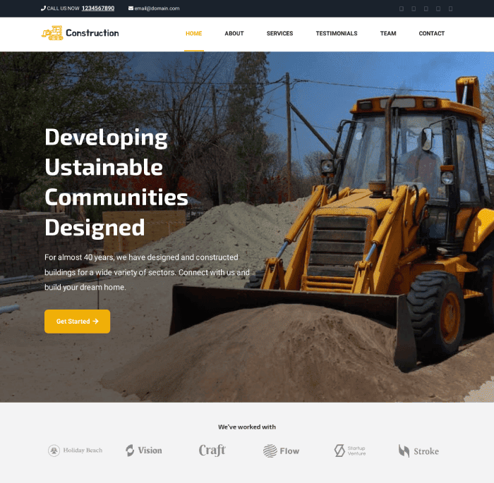 Construction-Builders-Construction Landing Page Pro Theme