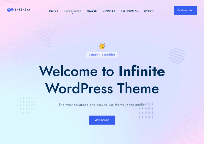 Infinite Corporate Business WordPress Theme