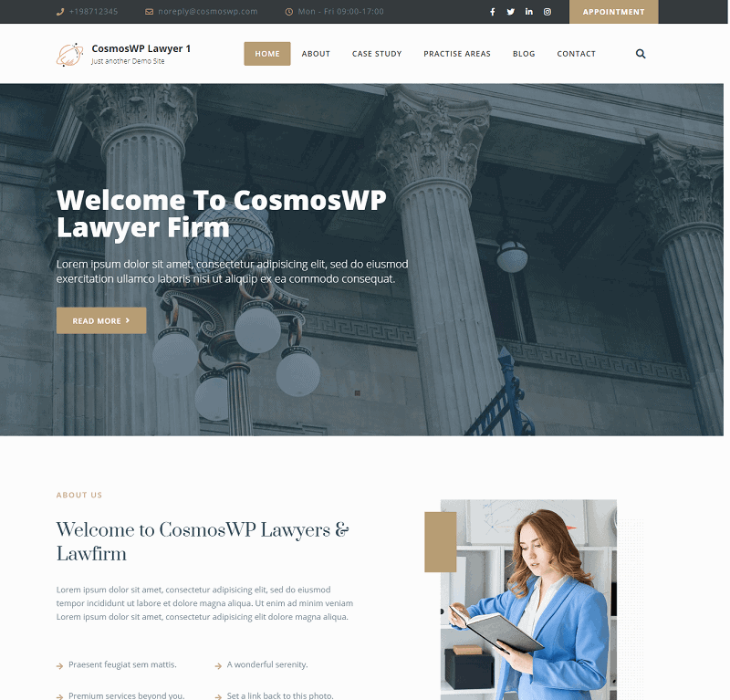 CosmosWP Lawyer