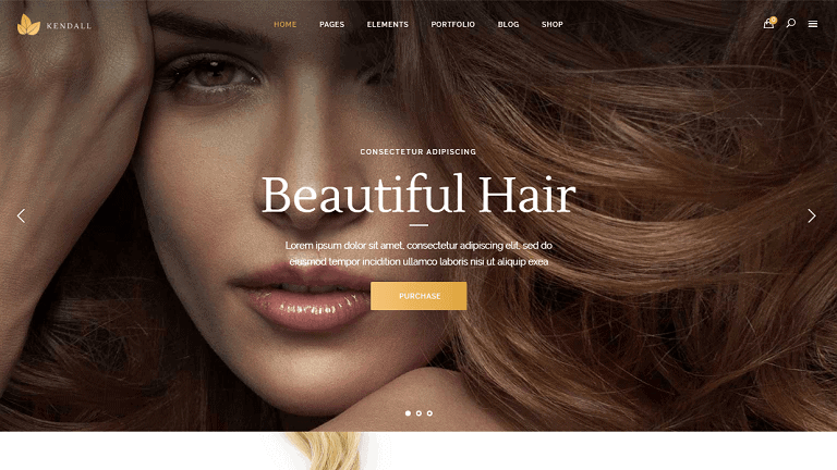Kendall Beauty Spa and Salon WordPress Theme