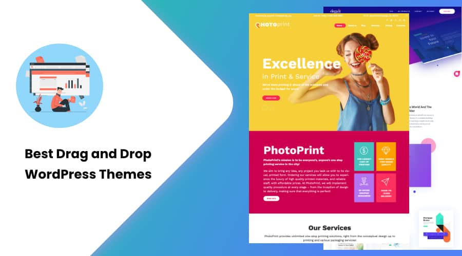 30+ Best Drag and Drop WordPress Themes of 2022