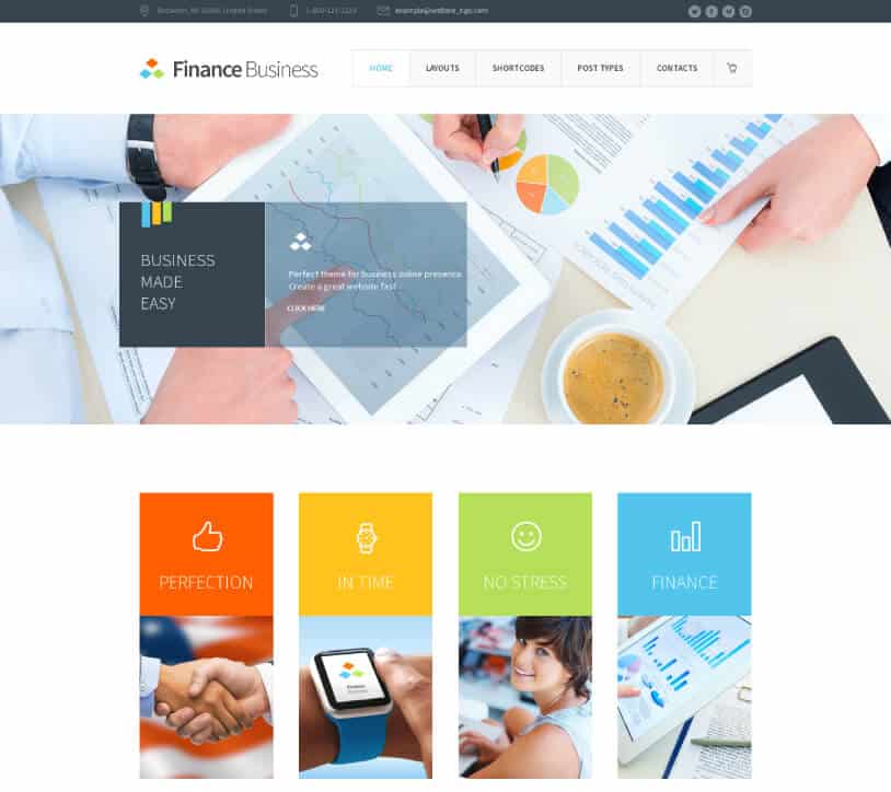 Finance Business – CMSMasters WordPress Theme