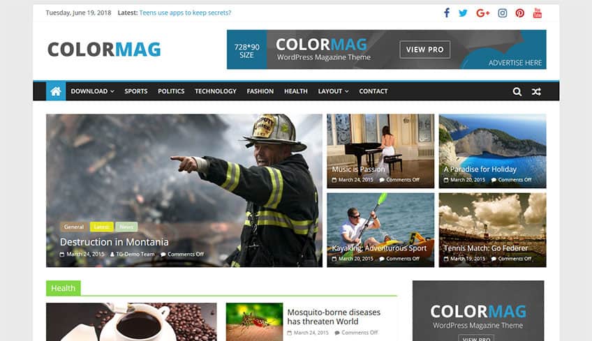 Colormag Free WordPress Theme