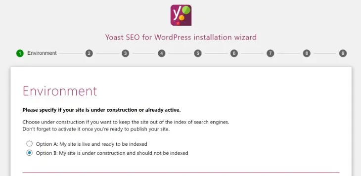 Configuration of Yoast SEO WordPress Plugin