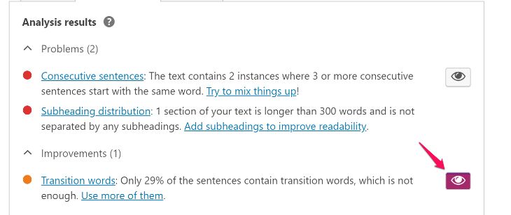 Content Analysis of Yoast SEO WordPress Plugin