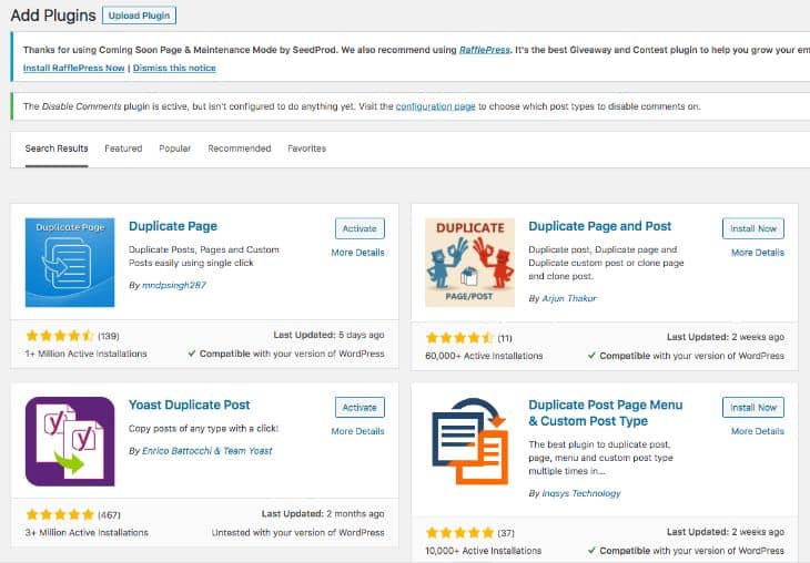 How to Duplicate WordPress Post or Page