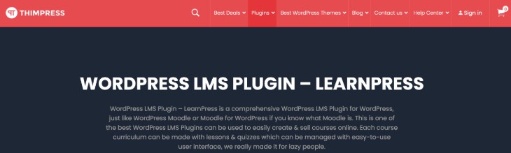 LearnPress WordPress Plugin