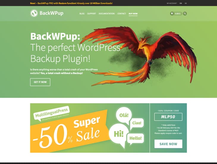 BackWPup Pro Database Plugin