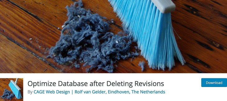 Optimize Database after Deleting Revisions database plugin