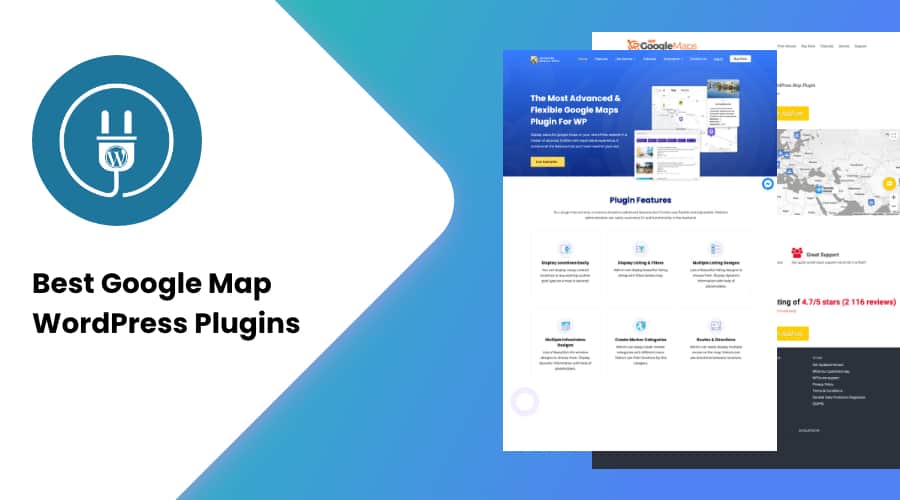 15+ Best Google Map WordPress Plugins