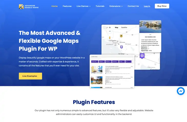 Advanced Google map WordPress plugin