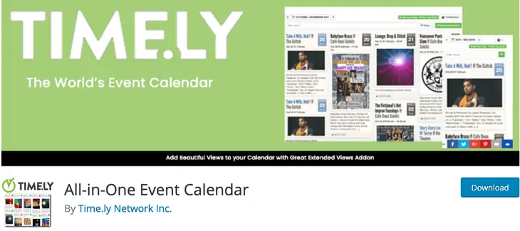 All-in-One Event Calendar WordPress Plugin