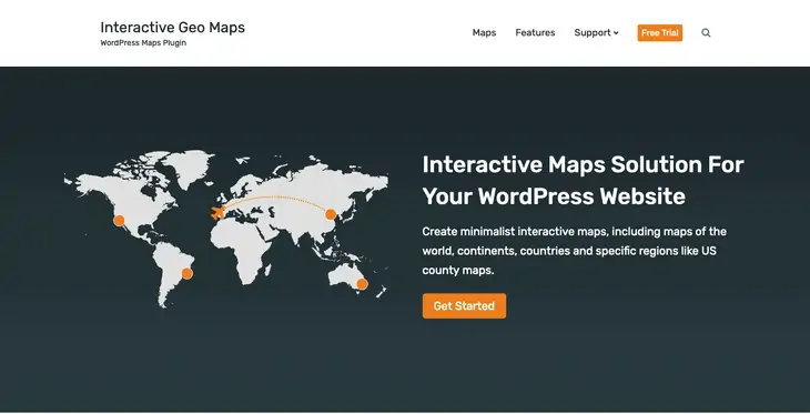 Interactive Geo Maps WordPress Plugin