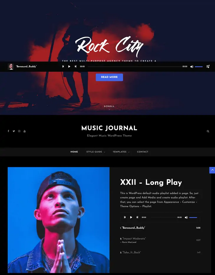 Music Journal WordPress Theme