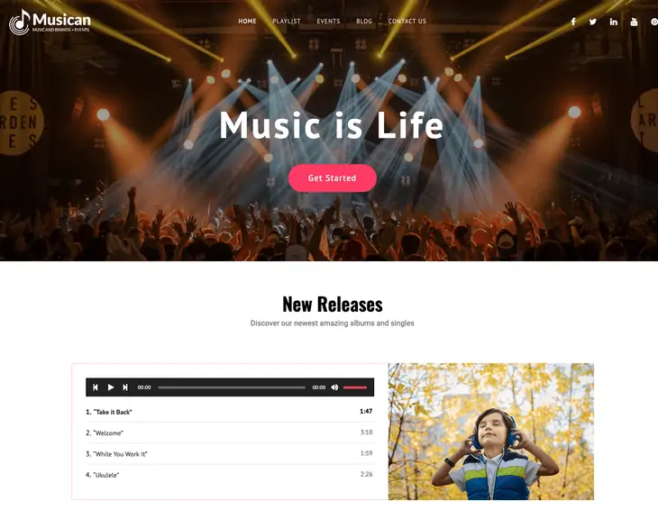 Musican WordPress Theme