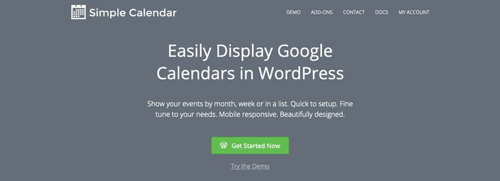 Simple Calendar WordPress Google Calendar Plugin