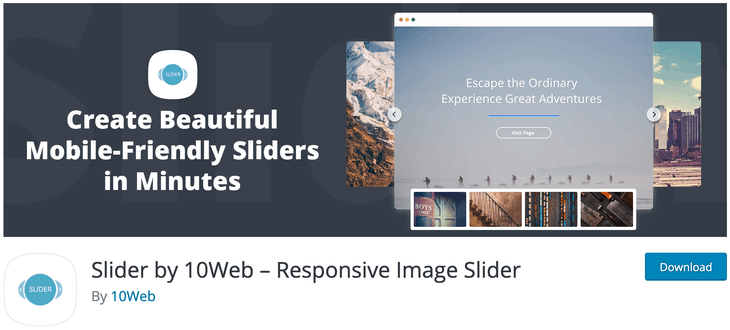 Slider by 10Web WordPress Plugin