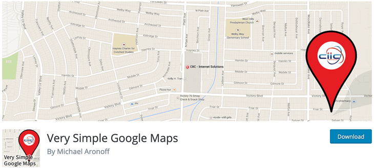 Very Simple Google Maps WordPress Plugin