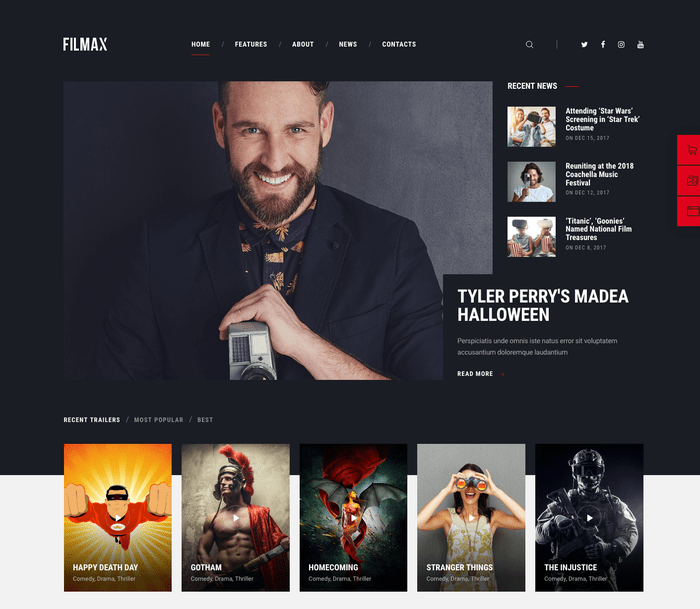 Filmax WordPress Theme