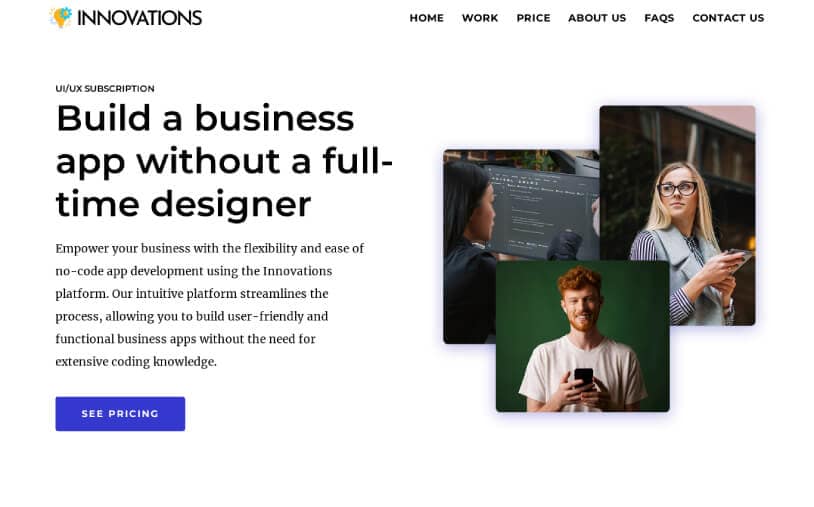 Innovations - Business Template for Elementor