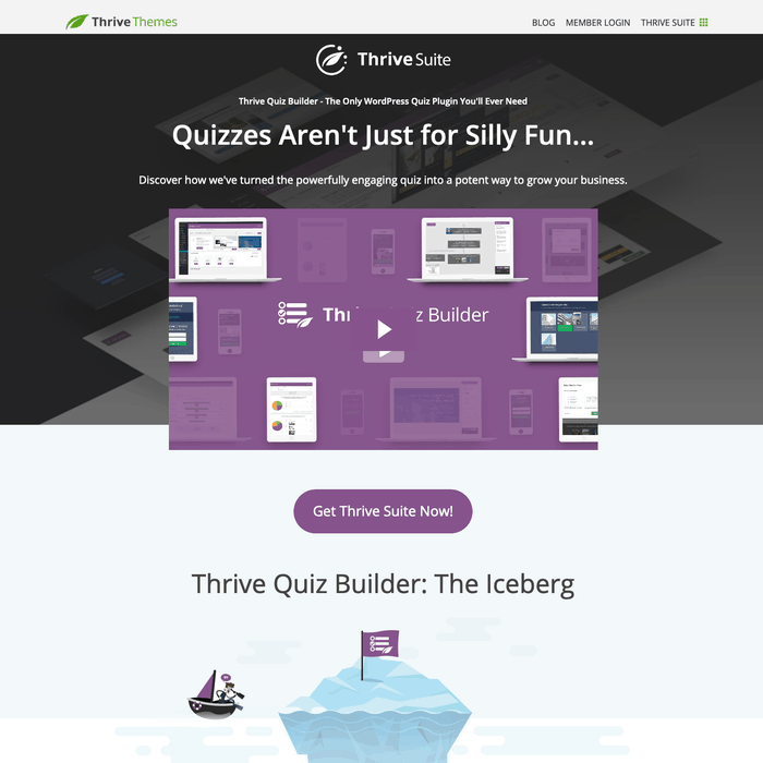 Thrive Quiz Builder WordPress Plugin