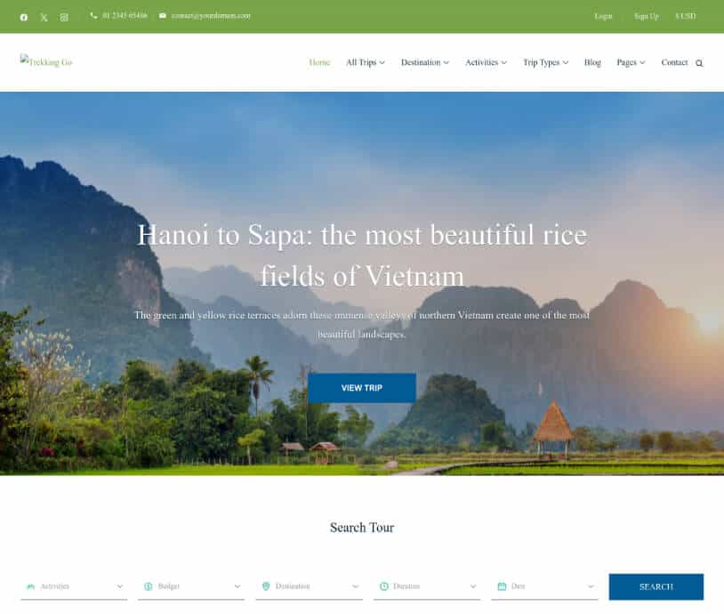 Trekking Go – Just another WP Travel Engine Demos Sites site