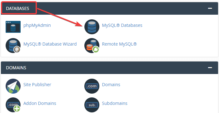 accessing MySQL database