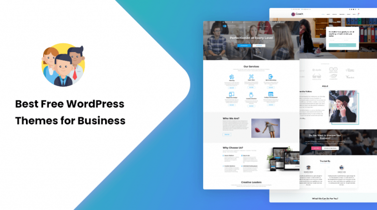 35+ Best Free WordPress Themes for Business in 2026