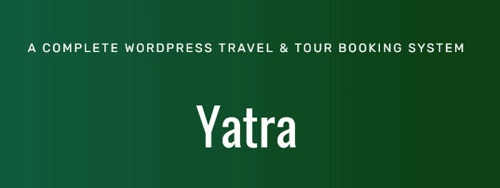 Yatra WordPress Plugin