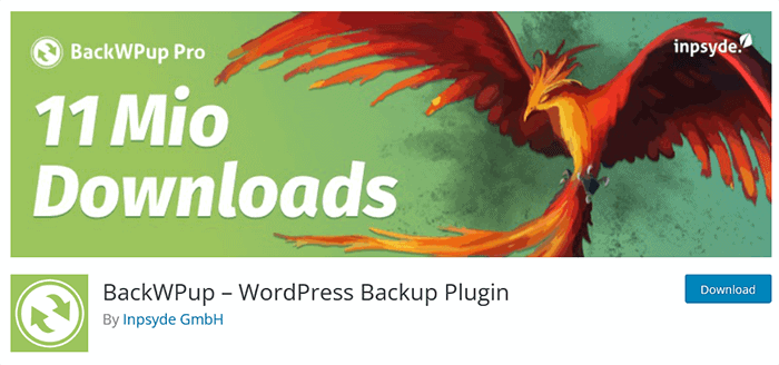 BackWPup WordPress Plugin