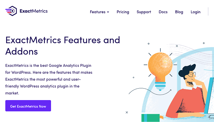 ExactMetrics Google Analytics plugin