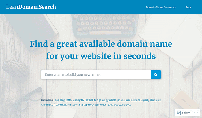 Lean Domain Search