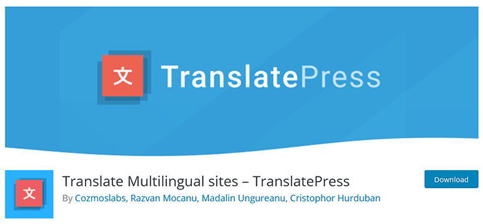 TranslatePress Plugin