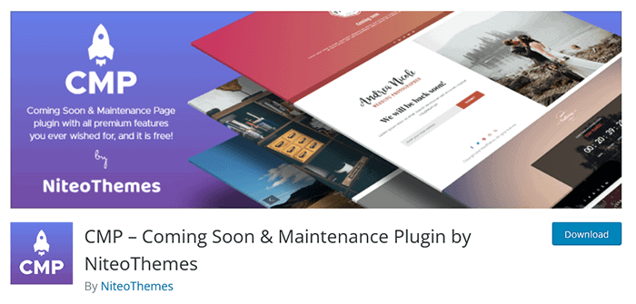CMP Coming Soon Maintenance Plugin