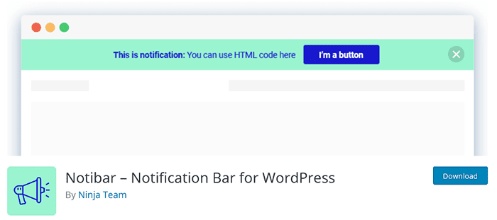 Notibar WordPress Plugin