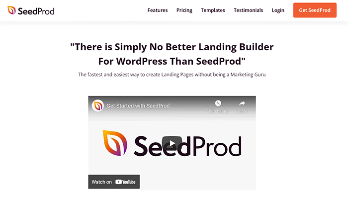 SeedProd WordPress Plugin