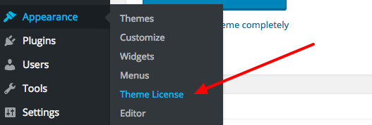 How to Activate Theme License 1
