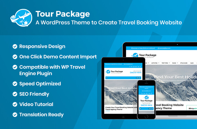 Features of Tour Package WordPress
