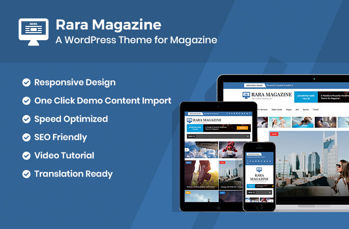 sales banner of Rara Magazine