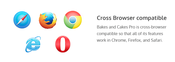 cross-browser compatibility of Bakes and cakes