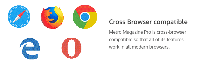 cross-browser compatibility of Metro Magazine Pro